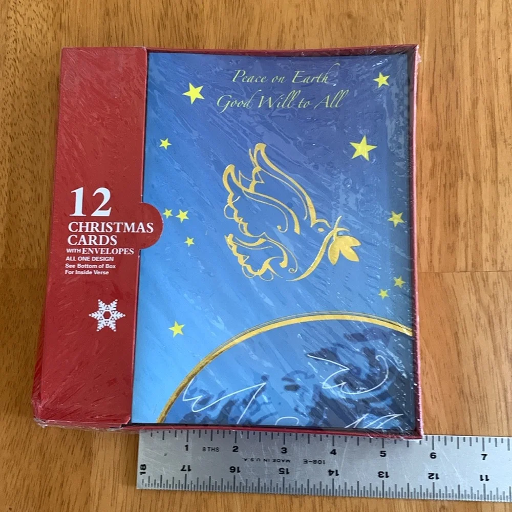🛑 New Christmas Holiday Greeting Cards Peace on Earth